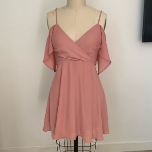 Lulus flowy surplus dress